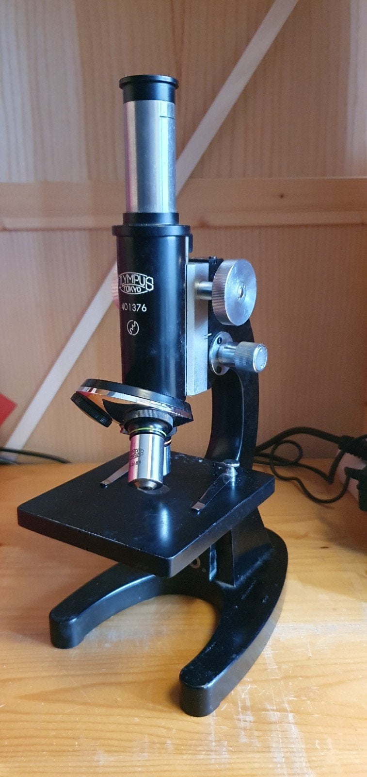Olympus microscoop HSA, Ophalen, Gebruikt, Minder dan 400x, Biologische microscoop