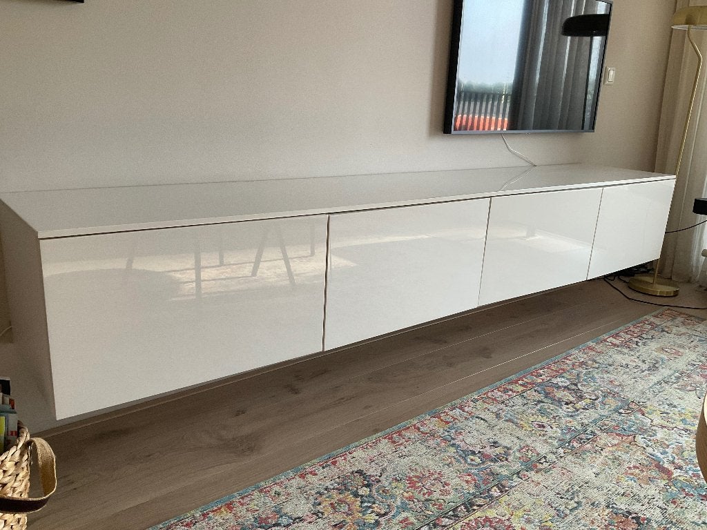 TV kast, Huis en Inrichting, Kasten | Televisiemeubels, Ophalen, Zo goed als nieuw, 200 cm of meer, Minder dan 100 cm