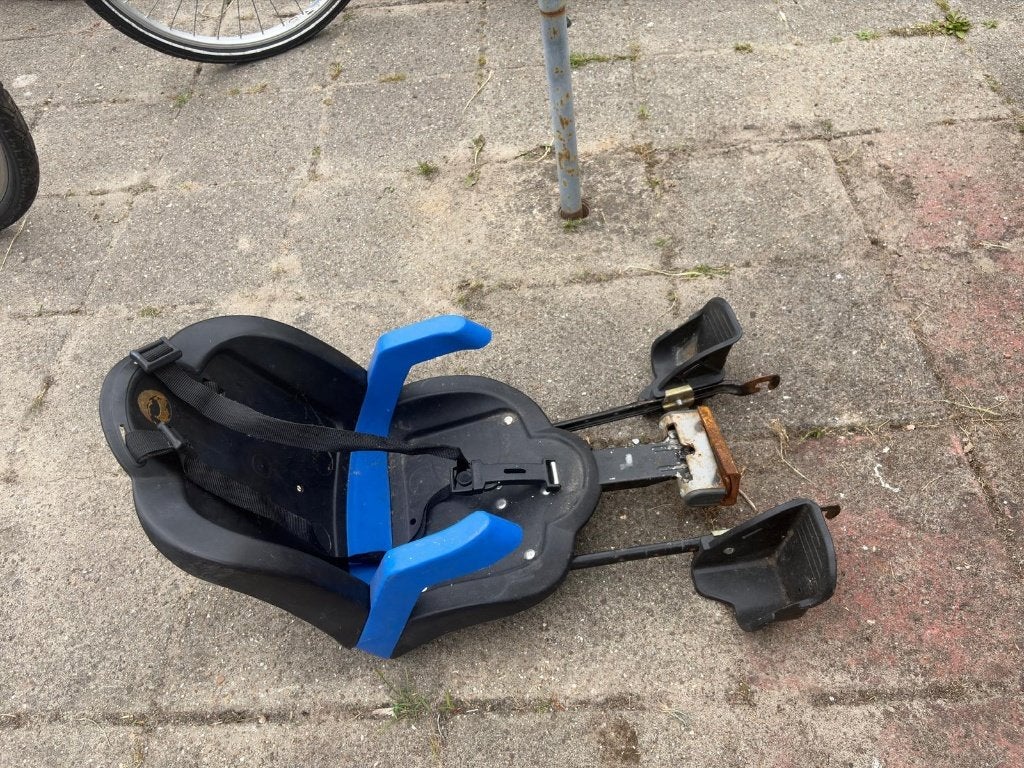 Fiets stoel, Ophalen, Gebruikt, 0 t/m 18 kg, Achterzitje