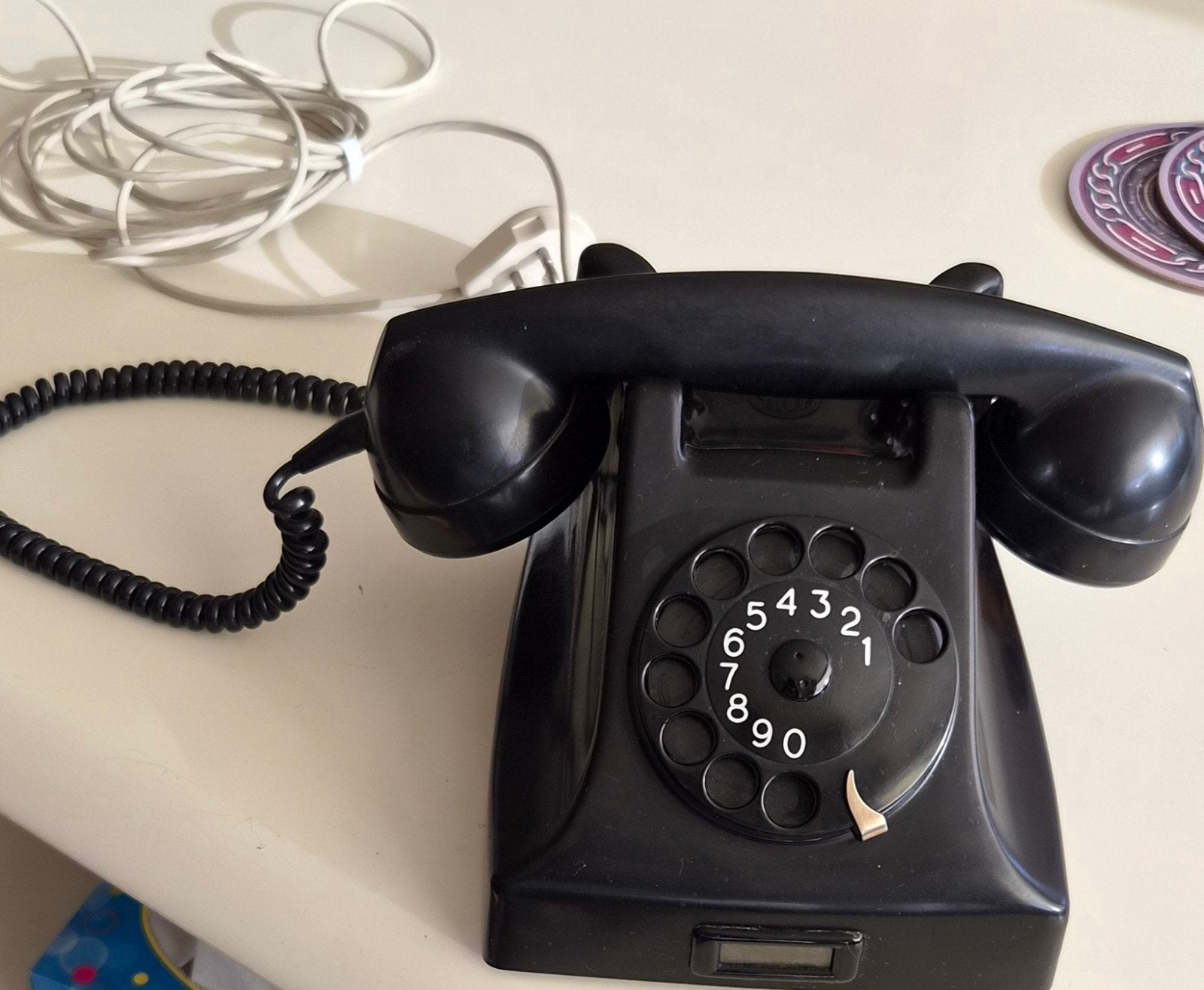 Bakeliet zwarte Telefoon, Ophalen of Verzenden, Niet werkend, Bakeliet