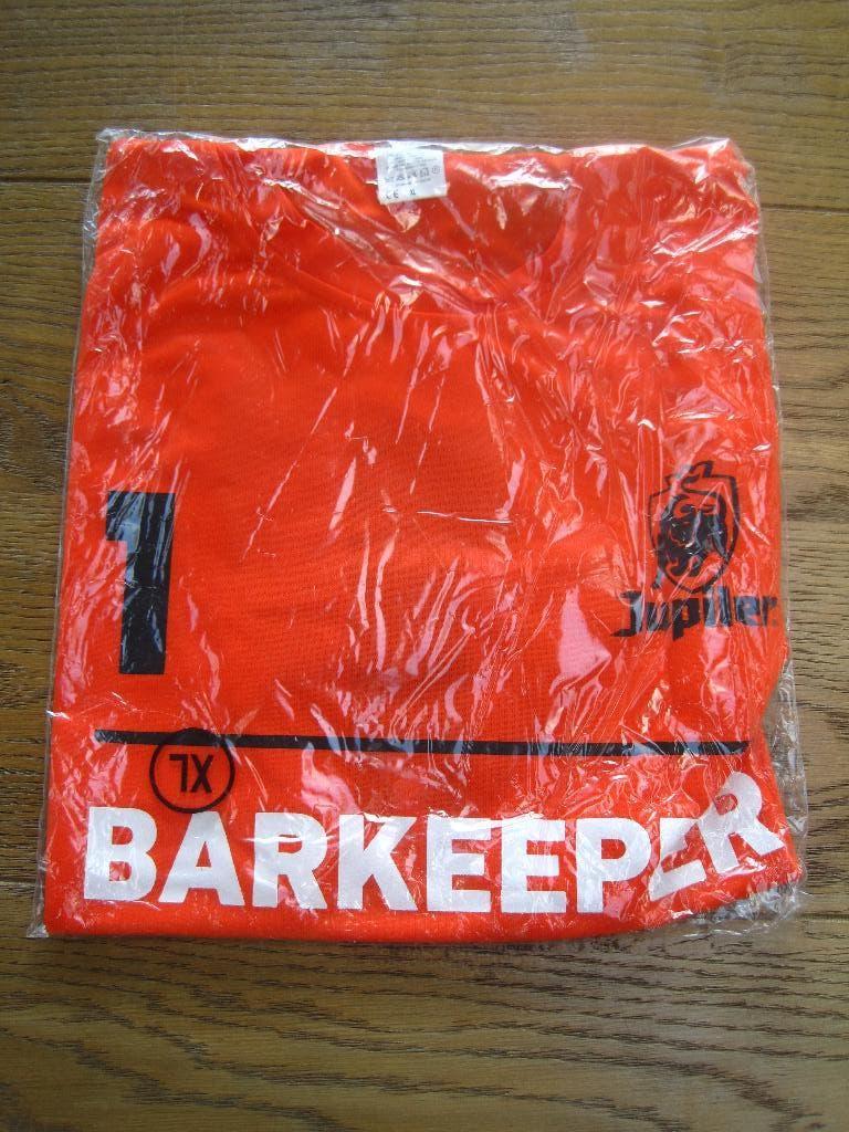 Jupiler Barkeeper T-shirt oranje XL nieuw voetbal, Verzamelen, Biermerken, Ophalen of Verzenden, Nieuw, Kleding, Jupiler