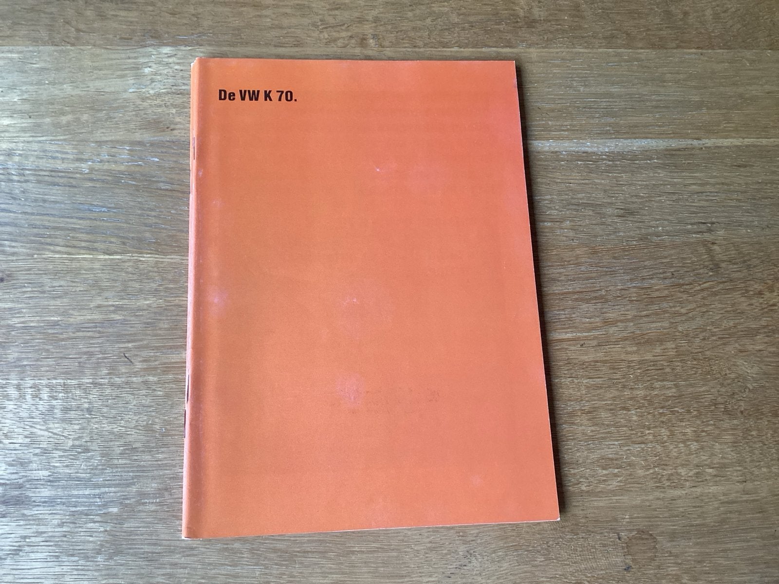 VW K70 brochure - 1971, Ophalen of Verzenden, Gelezen, Volkswagen