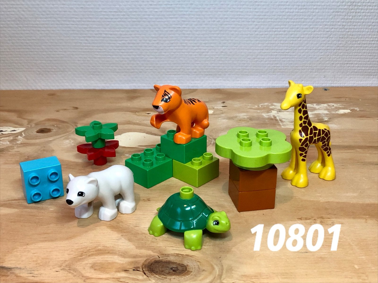 Duplo jonge dieren 10801 (compleet) 1, Kinderen en Baby's, Speelgoed | Duplo en Lego, Ophalen of Verzenden, Zo goed als nieuw