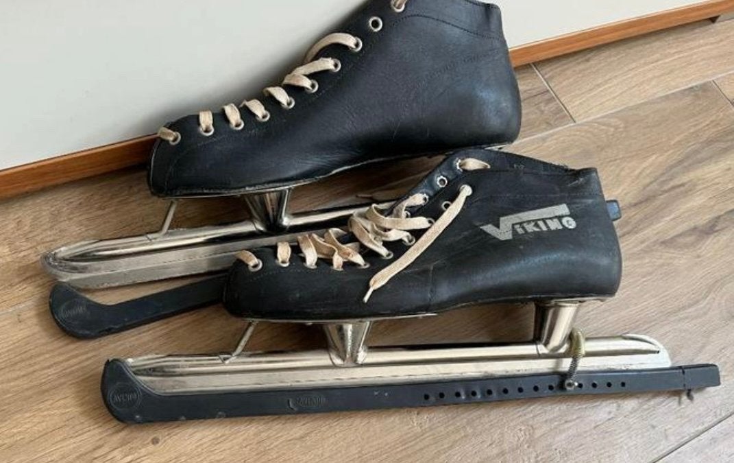 Viking Noren schaatsen - Hoge noren schaatsen viking 44  44, Ophalen of Verzenden, Gebruikt, Noren, Viking
