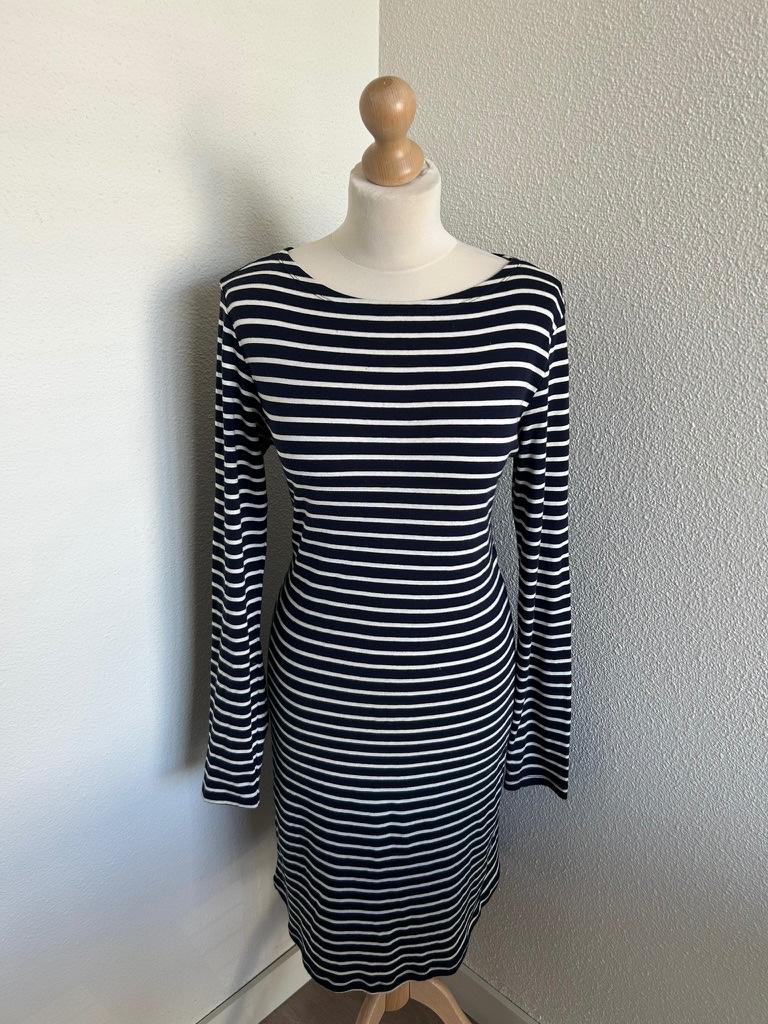 Sissy-boy maat L gestreepte jurk 2203, Kleding | Dames, Jurken, Zo goed als nieuw, Maat 42/44 (L), Blauw, Knielengte, Ophalen of Verzenden