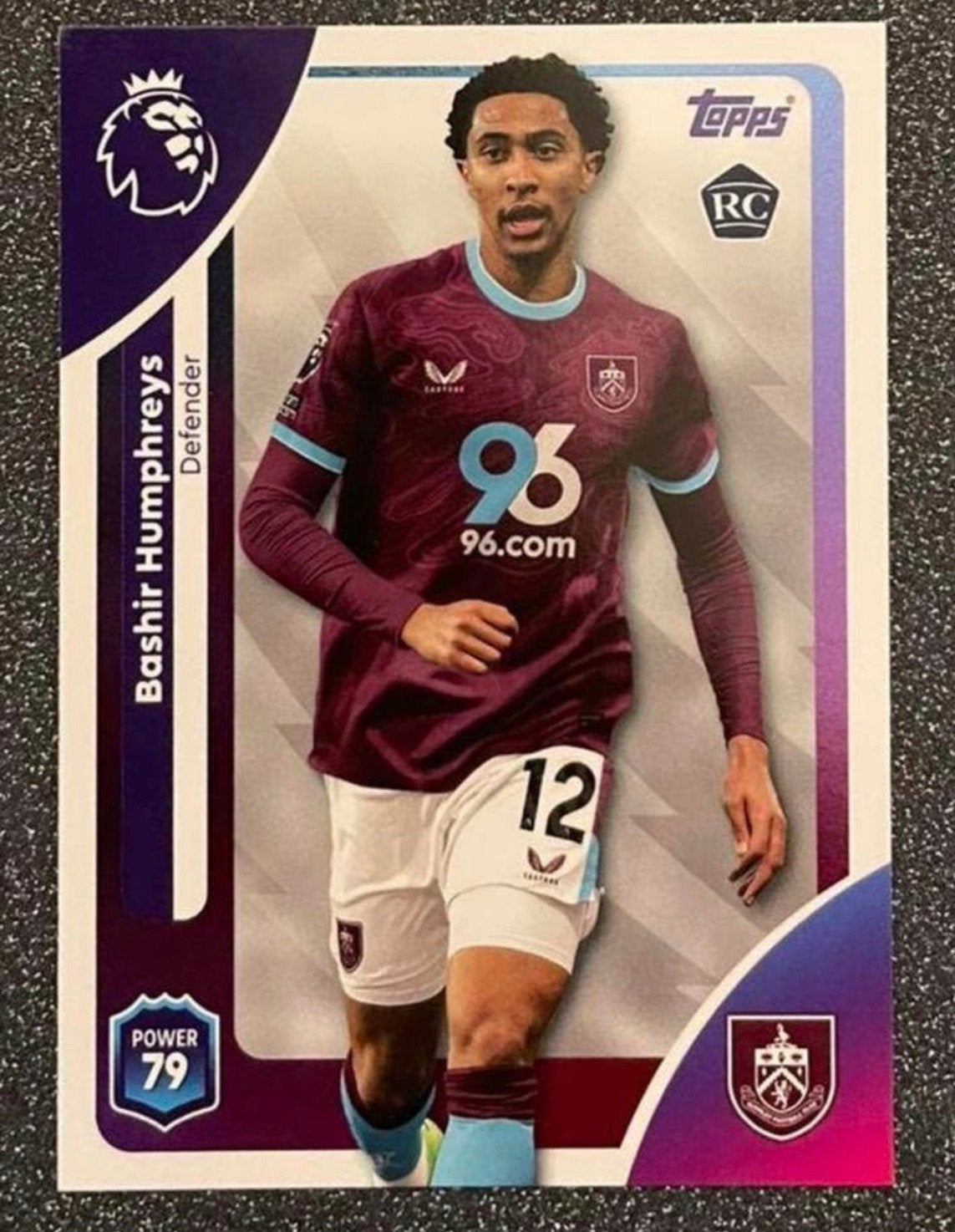 Topps Premier League 25/26  ROOKIE CARD  HUMPHREYS  BURNLEY, Verzenden, Zo goed als nieuw, Plaatje