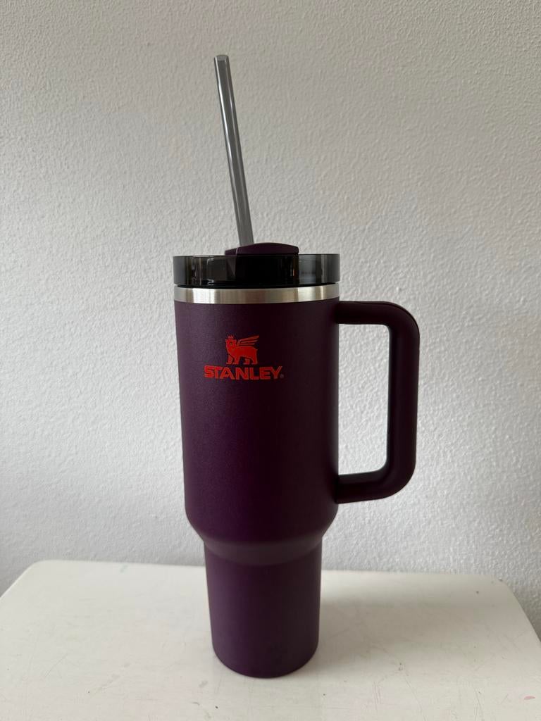 Stanley waterfles QUENCHER H2.0 1,2 liter paars met rietje, Paars, Stanley, Nieuw, Ophalen of Verzenden