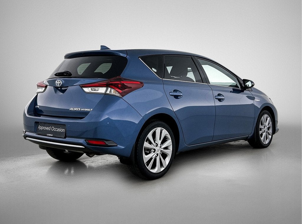 Toyota Auris 1.8 Hybrid Executive | Panoramdak | Parkeersens, 12 maanden, Gebruikt, 4 cilinders, Blauw