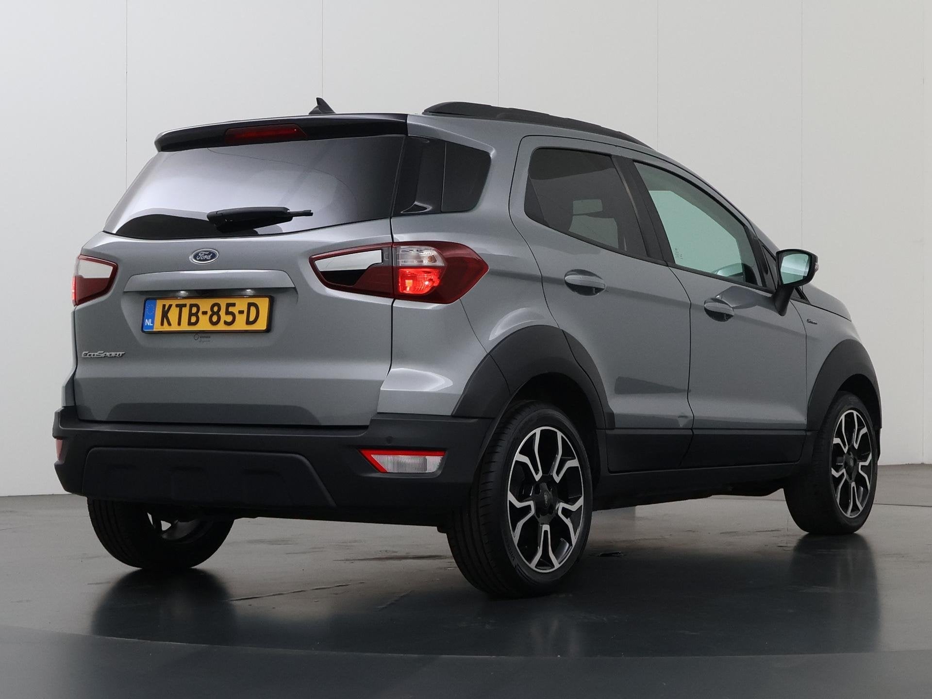 Ford EcoSport 1.0 EcoBoost Active | Camera | Lederen Bekledi, Auto's, Voorwielaandrijving, Dealer onderhouden, 125 pk, Gebruikt