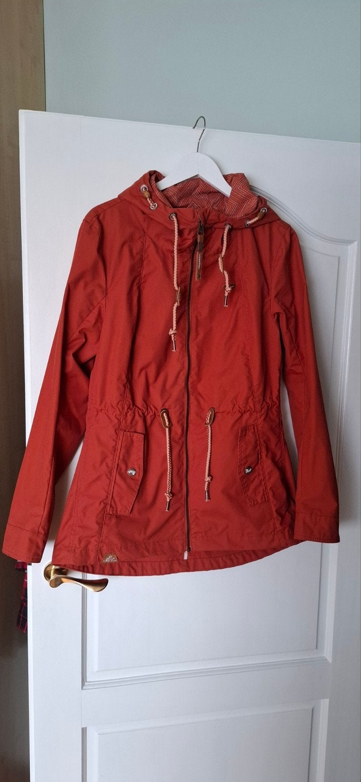 Ragwear zomerjas net capouchon XL terracota kleur, Ophalen of Verzenden, Zo goed als nieuw, Maat 42/44 (L)