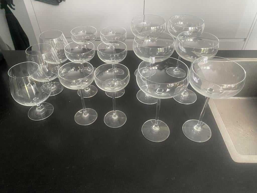 Glazen, Verzamelen, Glas en Borrelglaasjes, Ophalen, Gebruikt, Overige typen