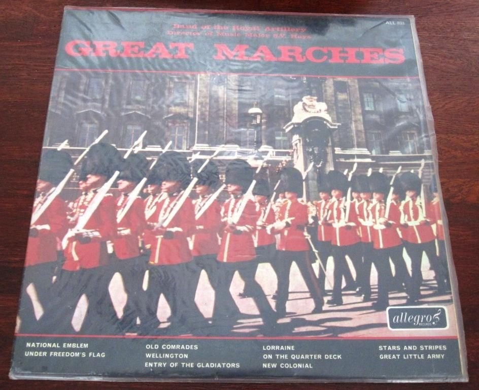Great marches - Band of the royal artillery, LP, Gebruikt, Ophalen of Verzenden, 12 inch