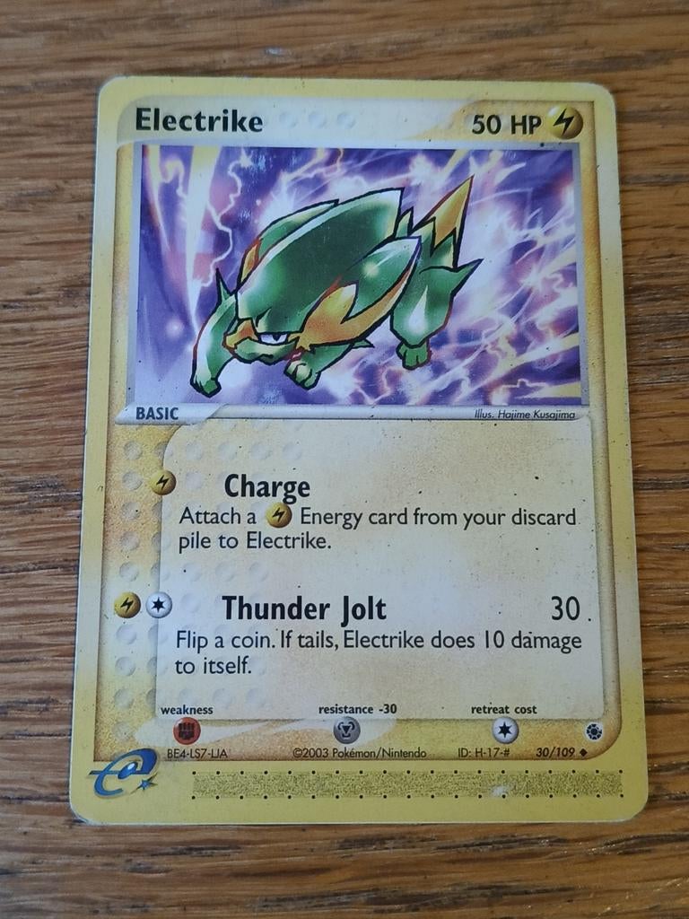 Electrike 30/109 ex ruby & sapphire, Ophalen of Verzenden, Zo goed als nieuw, Losse kaart