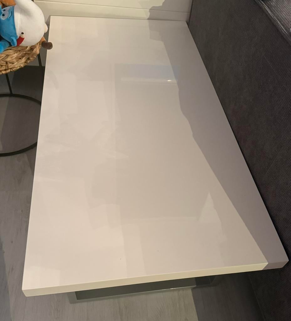 Hoogglans wit inboedel, Ophalen, Kunststof, 50 tot 100 cm, Zo goed als nieuw