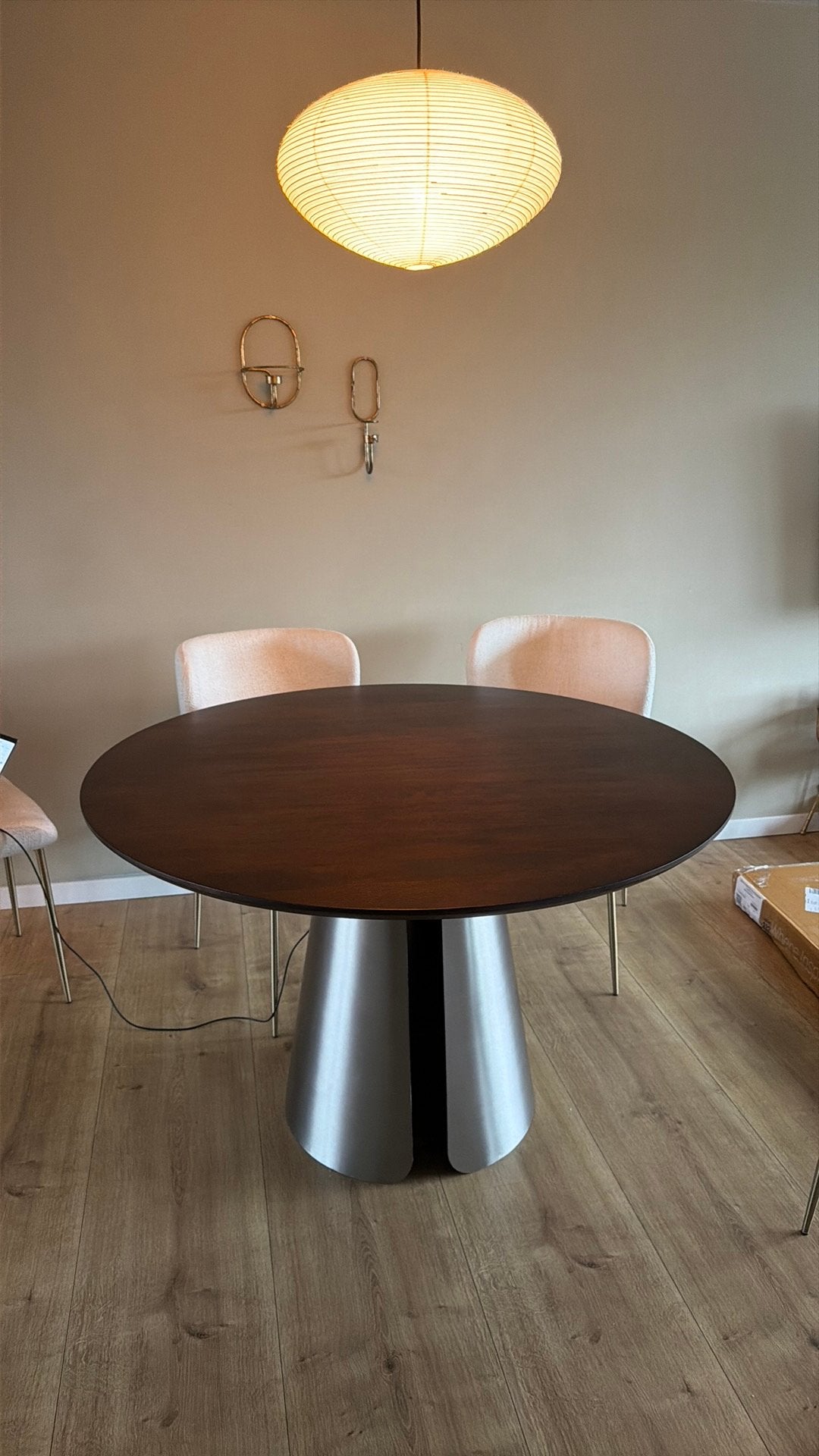 Rond tafelblad 120cm diameter van Mango hout, Huis en Inrichting, 100 tot 150 cm, Rond, Nieuw, Ophalen of Verzenden