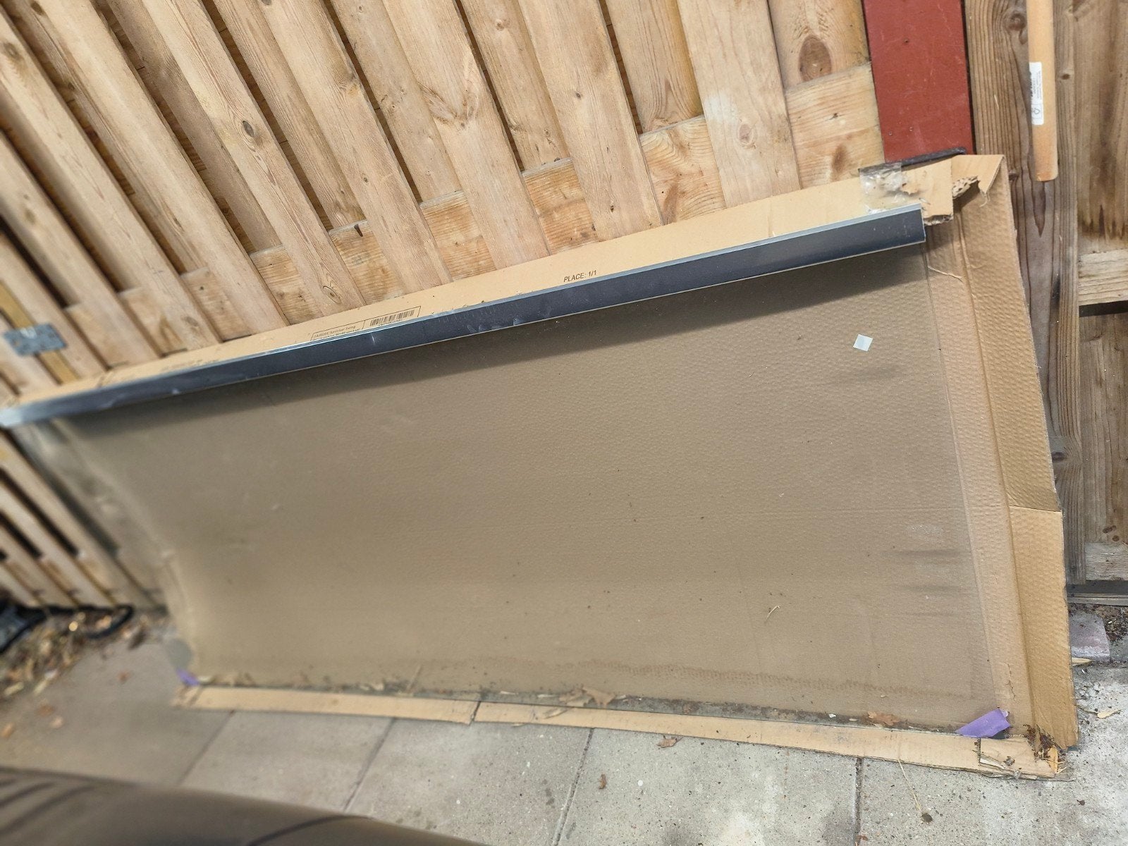 Nieuw glaspaneel/douchewand Saniclear Swing, Huis en Inrichting, Ophalen, Nieuw