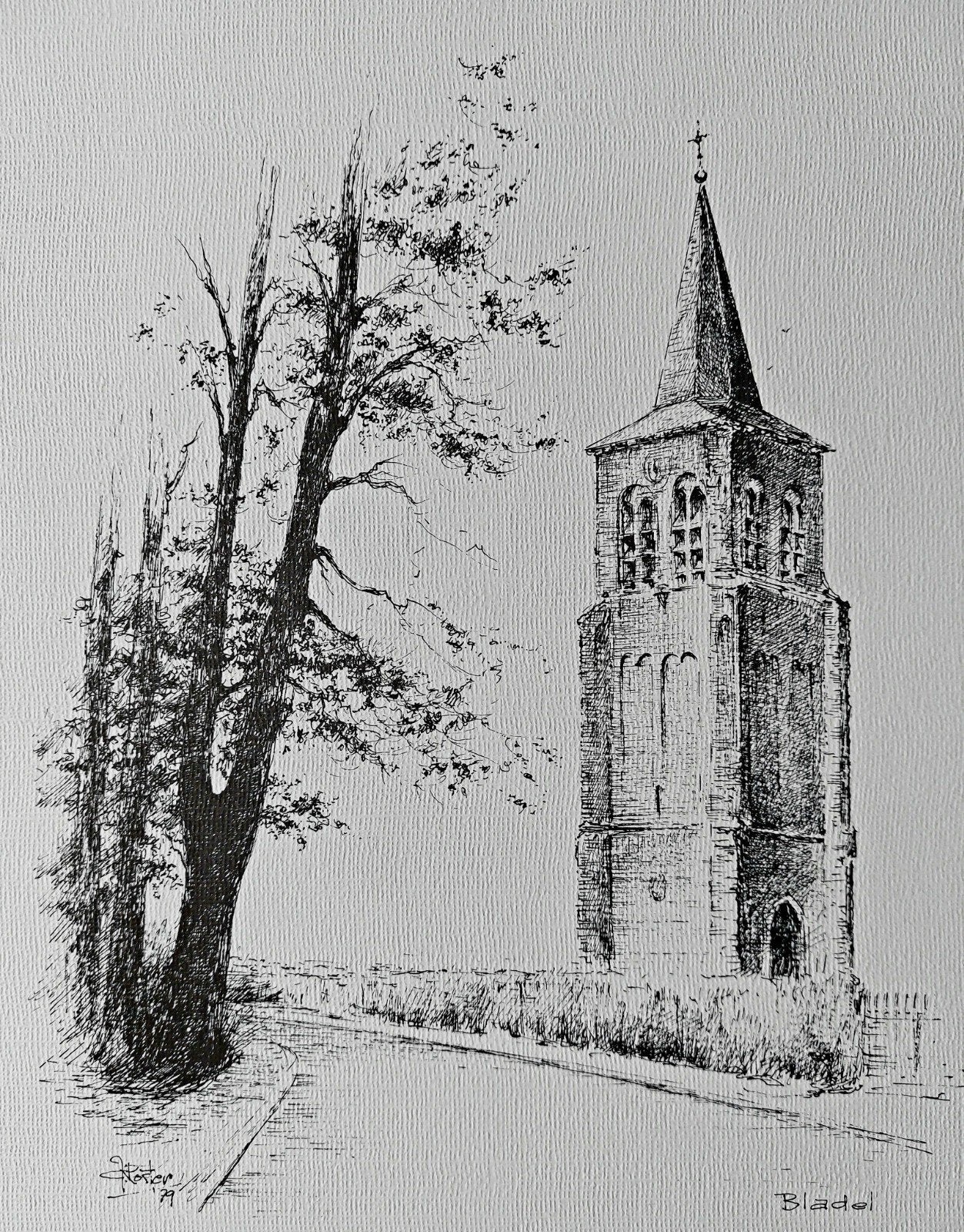 Bladel ... alleenstaande toren .... Kees Koster.

Pentekenin, Ophalen of Verzenden