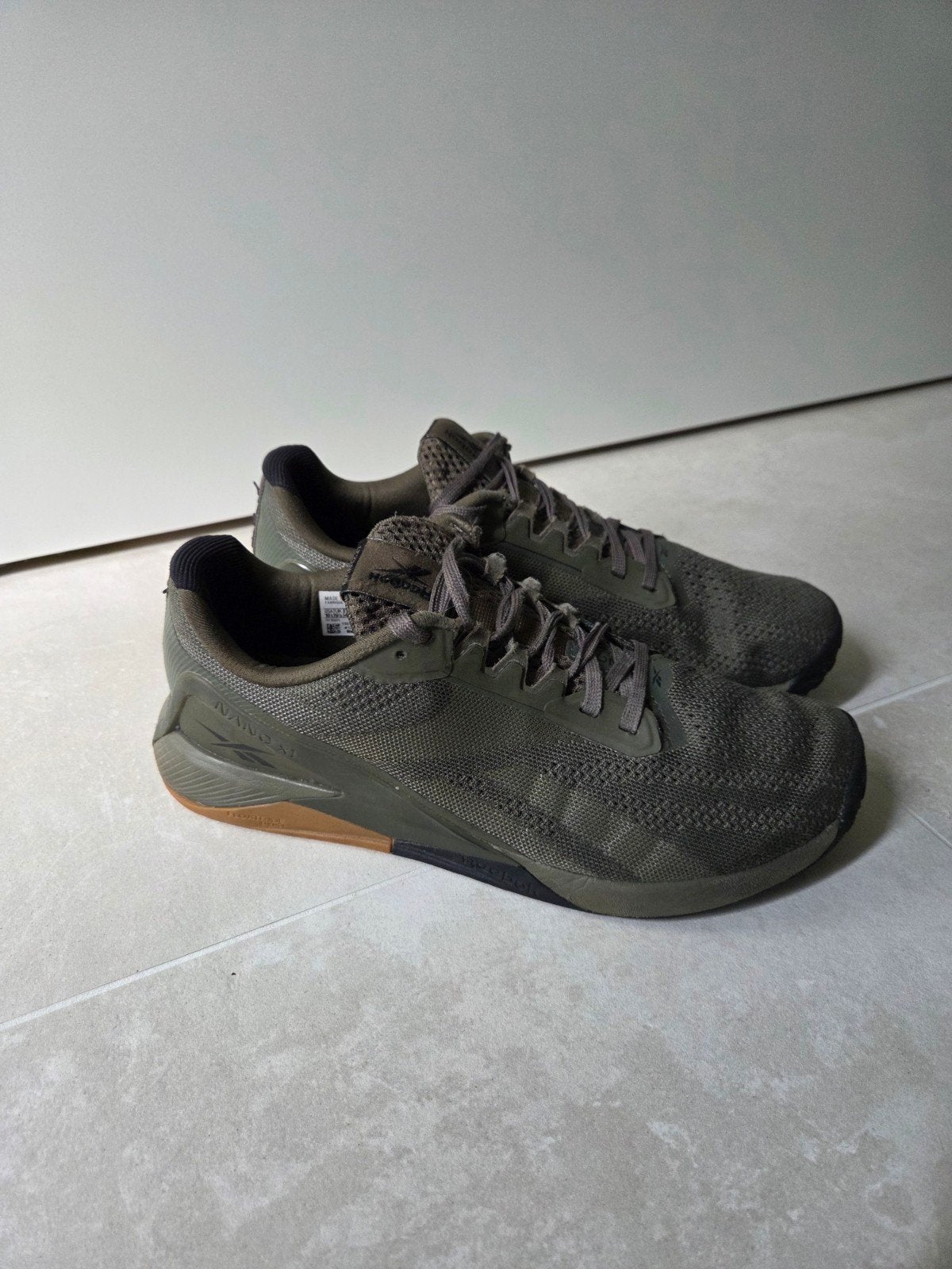 Reebok Nano X1 Sportschoenen Groen - Maat 44, Overige kleuren, Sportschoenen, Ophalen of Verzenden, Reebok