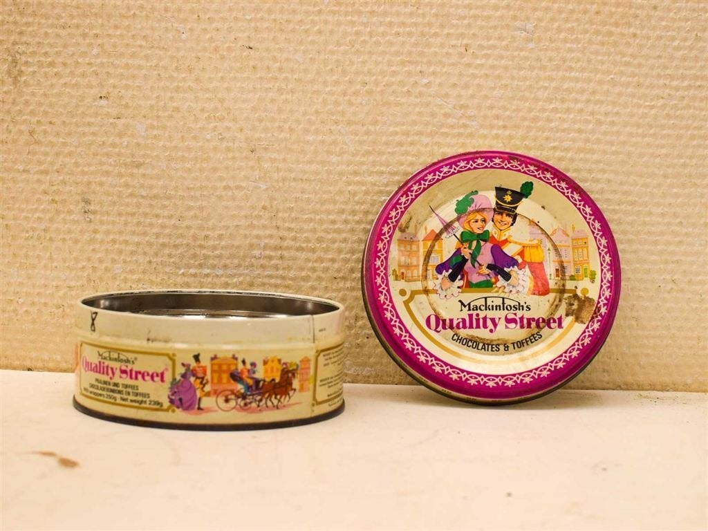 Mcintosh Quality street bewaarblik 51487, Ophalen of Verzenden, Gebruikt, Koek(jes)