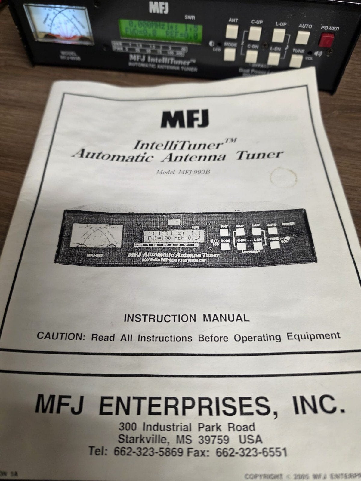 MFJ 993 B, Telecommunicatie, Ophalen of Verzenden, Gebruikt, Zender en Ontvanger