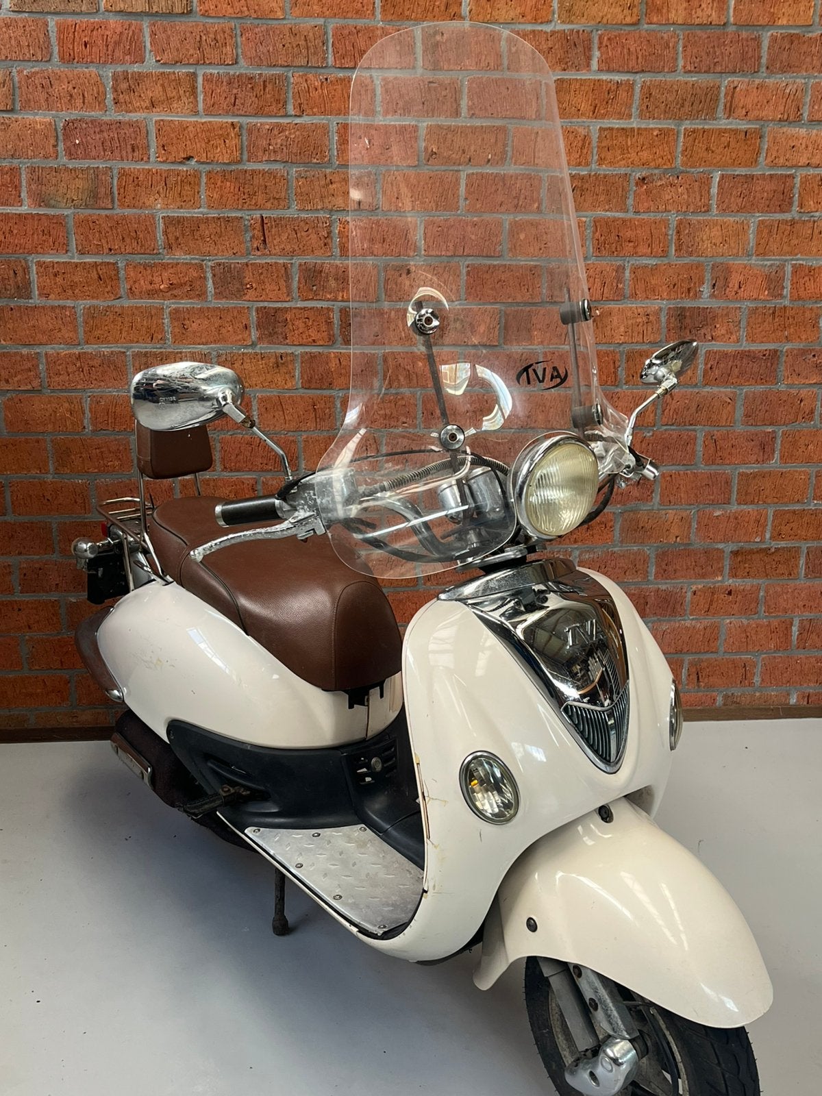 IVA retro scooter blauw kenteken RA-9017, Zo goed als nieuw, Benzine, Ophalen, Overige merken