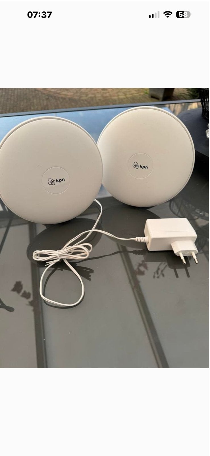 KPN SuperWifi punten (2 stuks), Computers en Software, Routers en Modems, Zo goed als nieuw, Router, Ophalen of Verzenden
