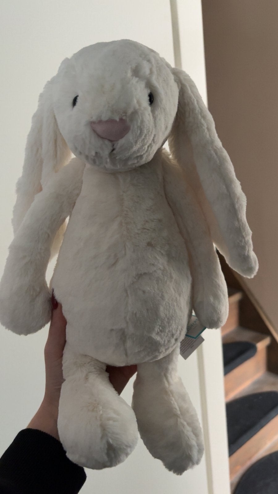 Jellycat cream bunny large, Ophalen of Verzenden, Zo goed als nieuw, Stoffen beer, Overige merken