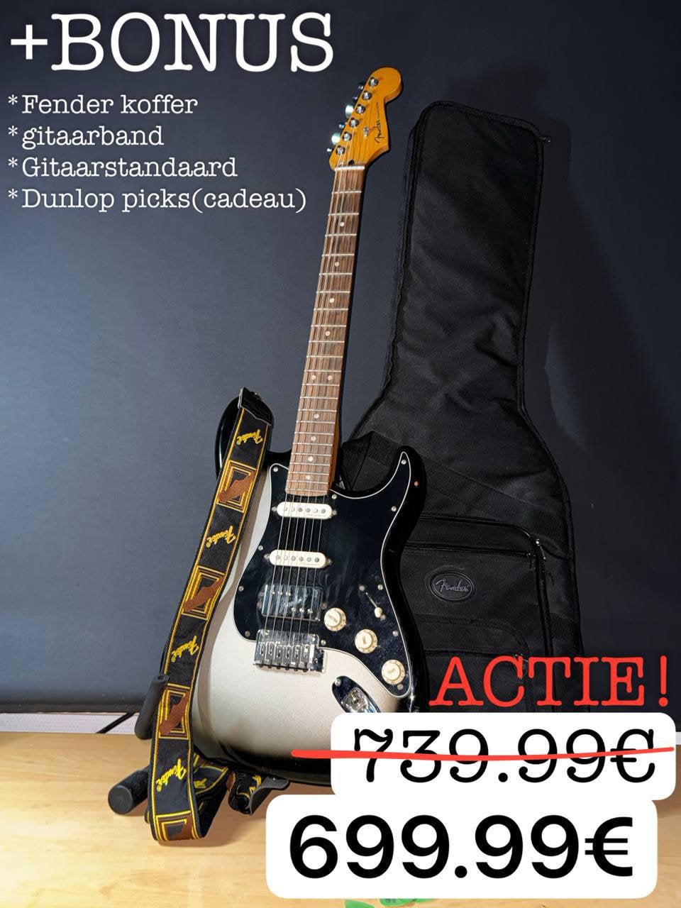Fender Player PlusII + originele Fender gigbag + accessoires, Muziek en Instrumenten, Snaarinstrumenten | Gitaren | Elektrisch
