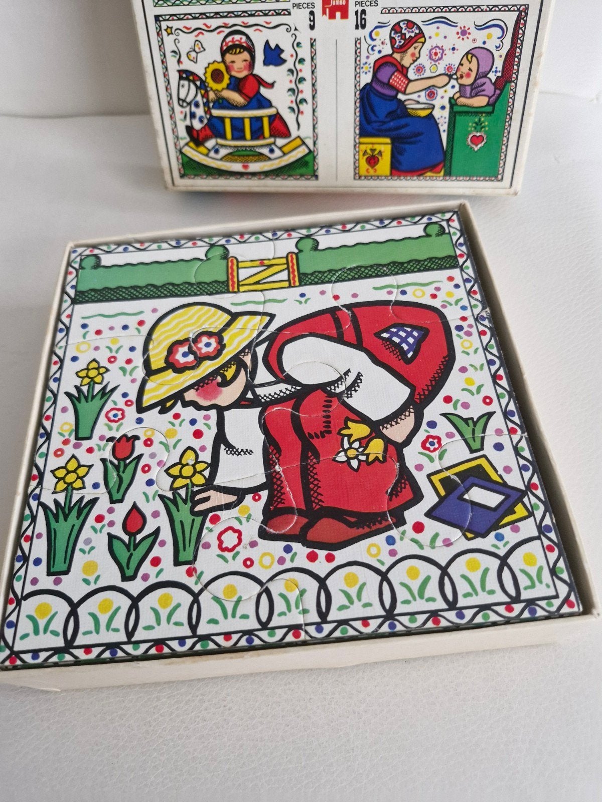 Vintage Rie Cramer Puzzels - Kiddy Jigsaw Puzzels, Ophalen of Verzenden, 10 tot 50 stukjes, Gebruikt, 2 tot 4 jaar