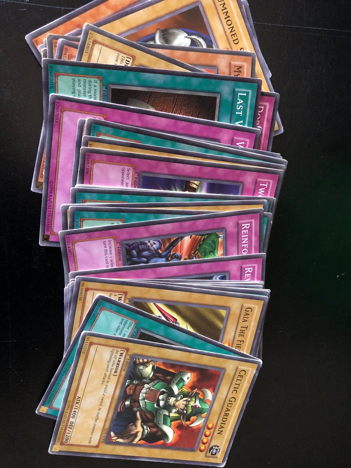 Yu-gi-oh 1st edition oude kaarten, Hobby en Vrije tijd, Ophalen of Verzenden, Gebruikt, Meerdere kaarten