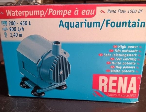 Rena Flow 1000 BF opvoerpomp, Dieren en Toebehoren, Vissen | Aquaria en Toebehoren, Ophalen of Verzenden, Nieuw, Overige typen