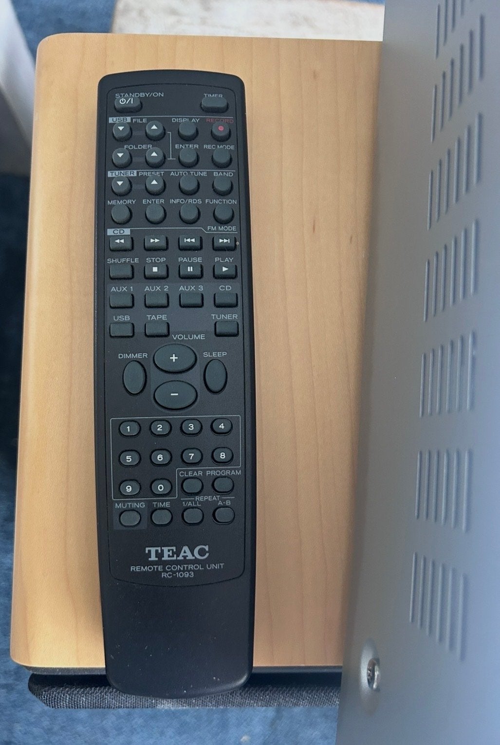 TEAC CR-H225 CD-receiver met LS-H255-MA speakers, Zo goed als nieuw, Microset, Cd-speler, Ophalen