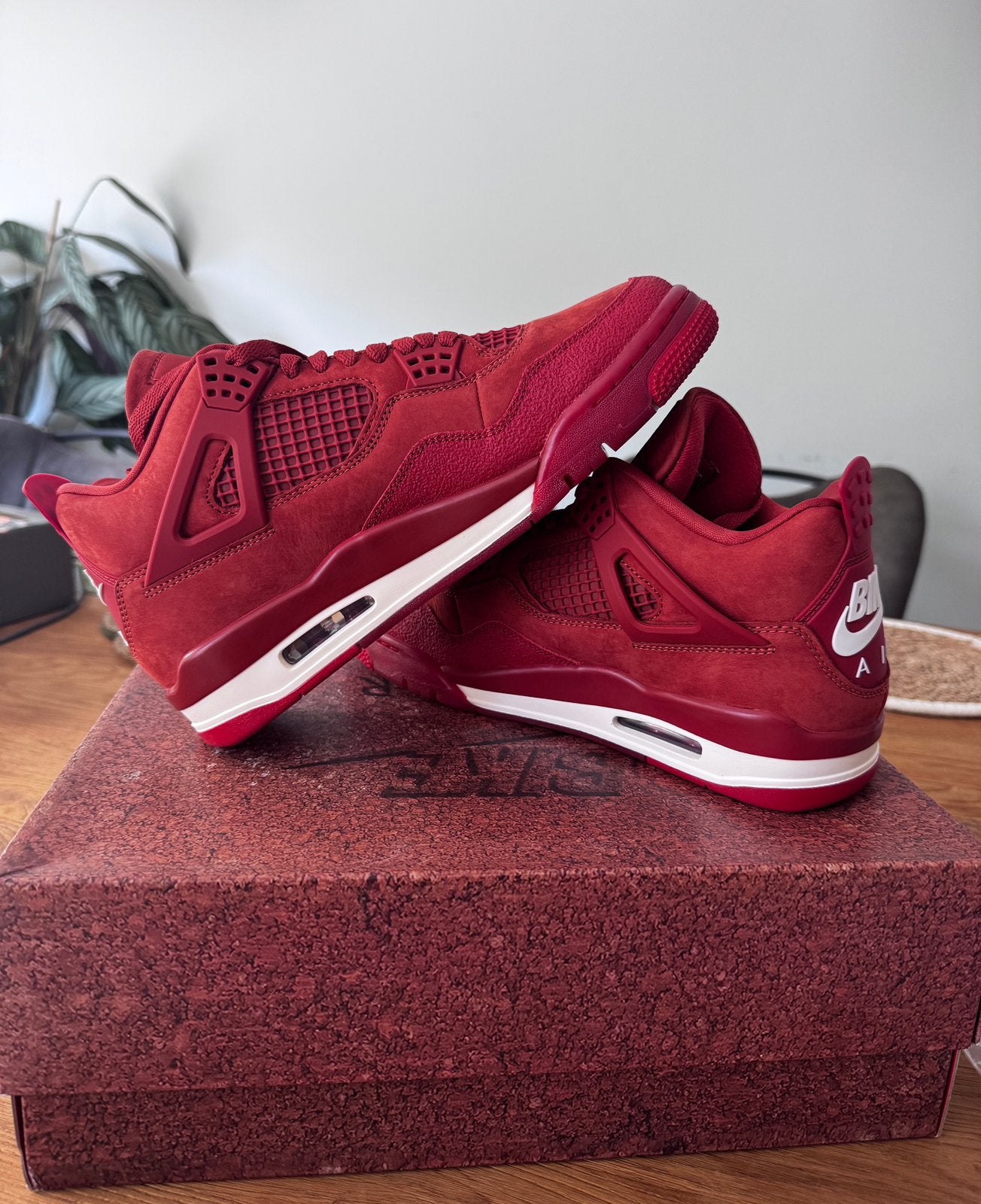 Air Jordan 4 Retro Nigel Sylvester Brick by Brick | 43, Bruin, Nieuw, Ophalen of Verzenden, Sneakers of Gympen