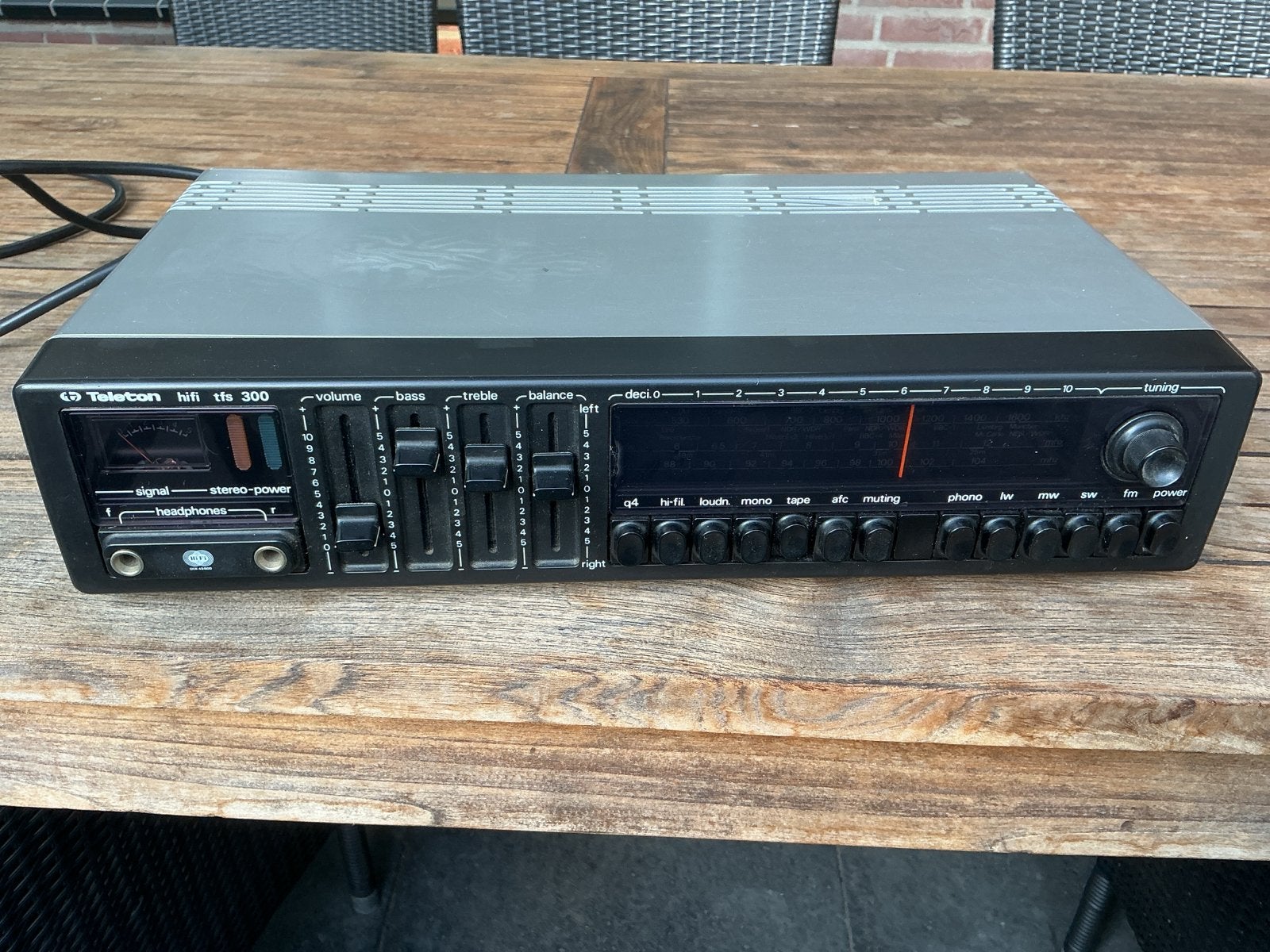Teleton Hifi TFS 300 Stereo Receiver - Vintage Audio, Overige merken, Gebruikt, Ophalen of Verzenden, Minder dan 60 watt