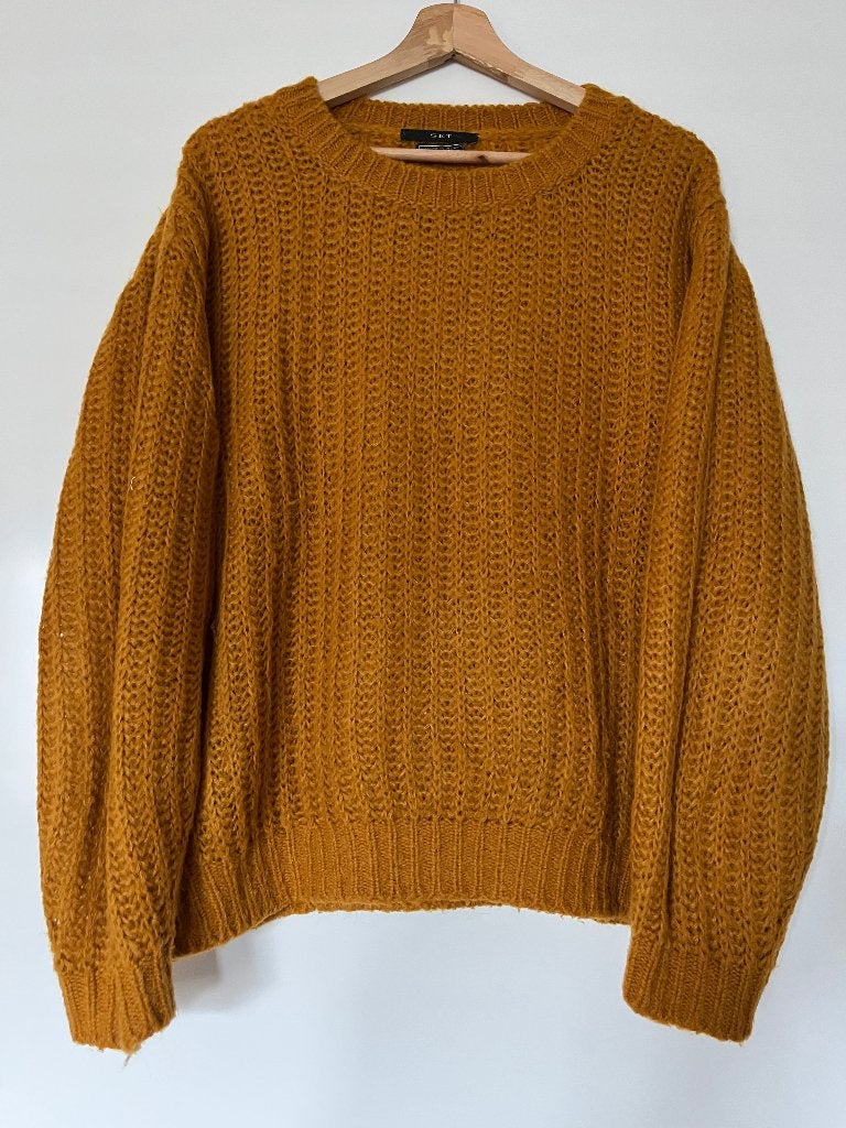 Okergele trui Set, Verzenden, Zo goed als nieuw, Maat 38/40 (M), Geel