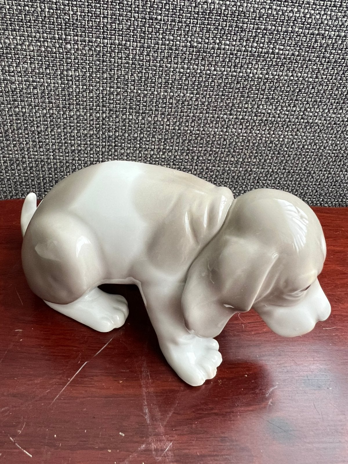 Porselein beeldjes hond/ puppy, Ophalen of Verzenden, Zo goed als nieuw, Dier