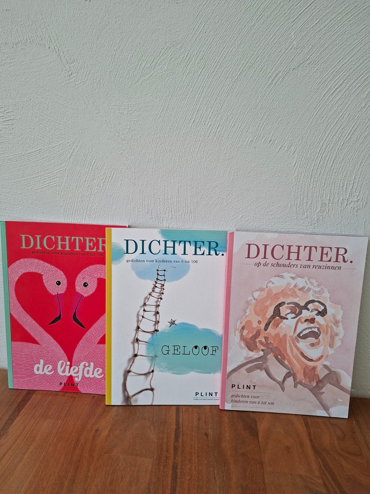 Dichter. De Liefde, Geloof, Op de schouders van reuzinnen, Boeken, Gedichten en Poëzie, Meerdere auteurs, Diverse auteurs (Plint)