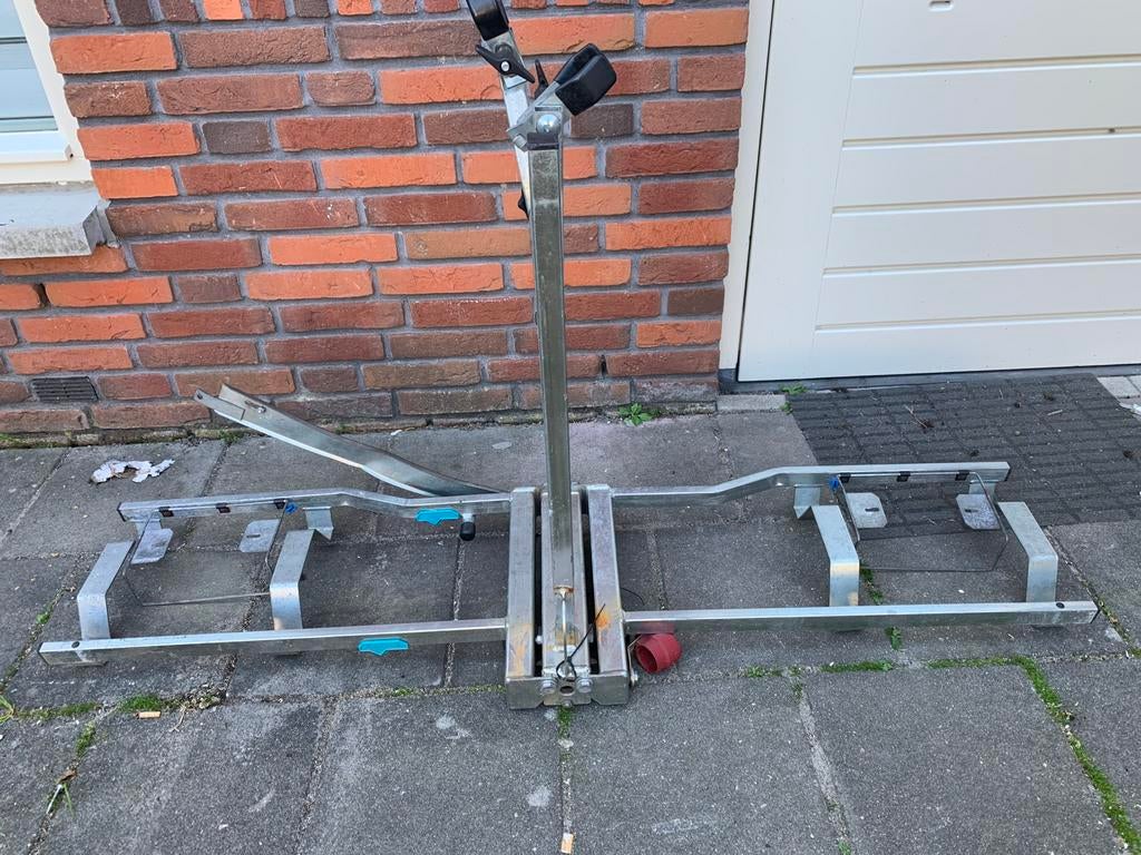 Leuk Fietsdrager Kleur Grijs, Ophalen of Verzenden, Zo goed als nieuw