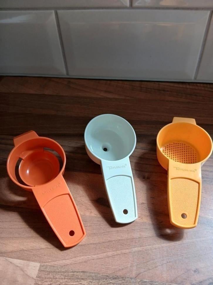 3 Schepjes van Tupperware, Huis en Inrichting, Keuken | Tupperware, Ophalen of Verzenden, Nieuw, Overige typen
