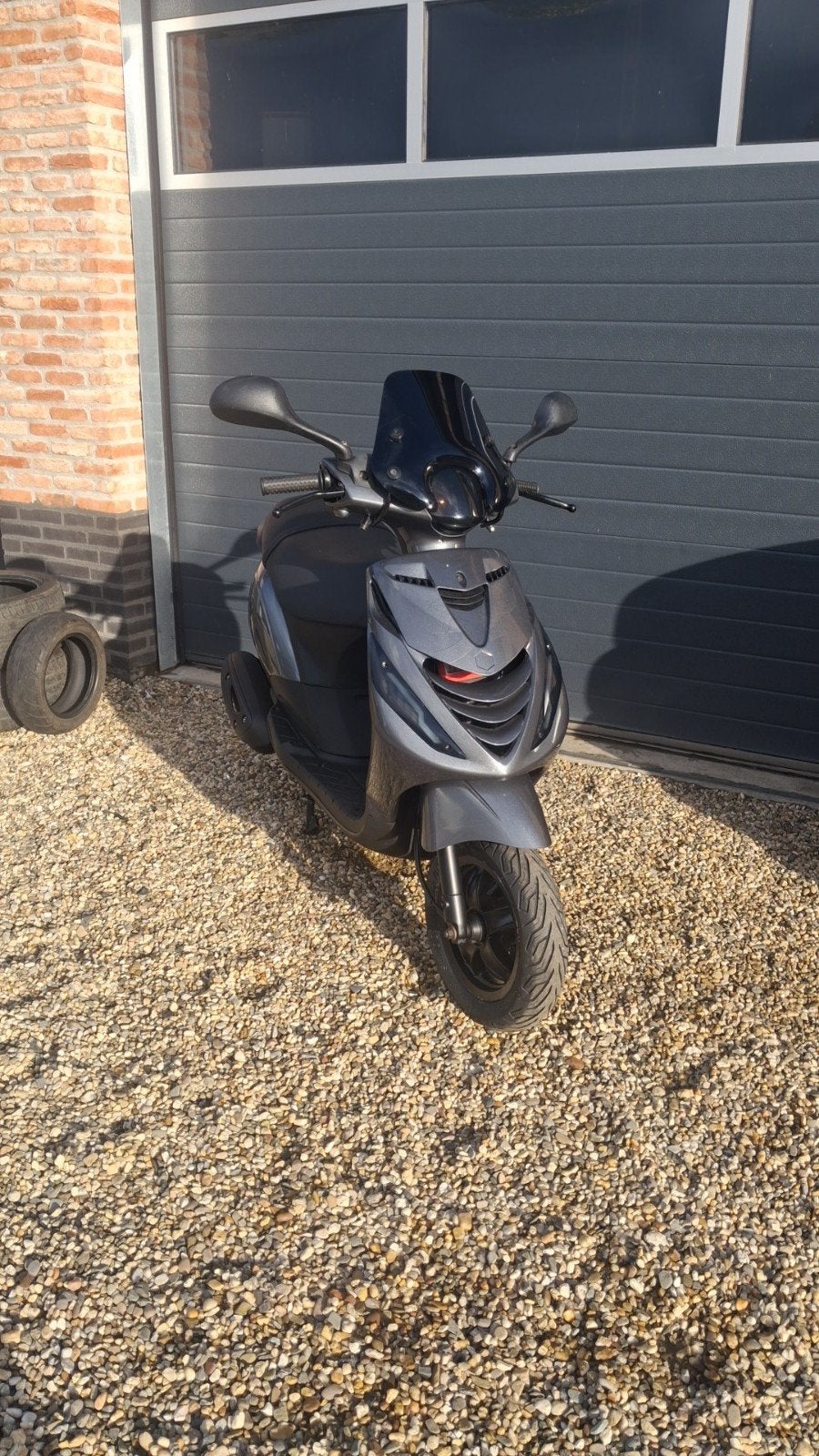 Piaggio Zip IGET 50cc Bromscooter - Agaat Grijs, Ophalen, Gebruikt, Maximaal 45 km/u, Zip