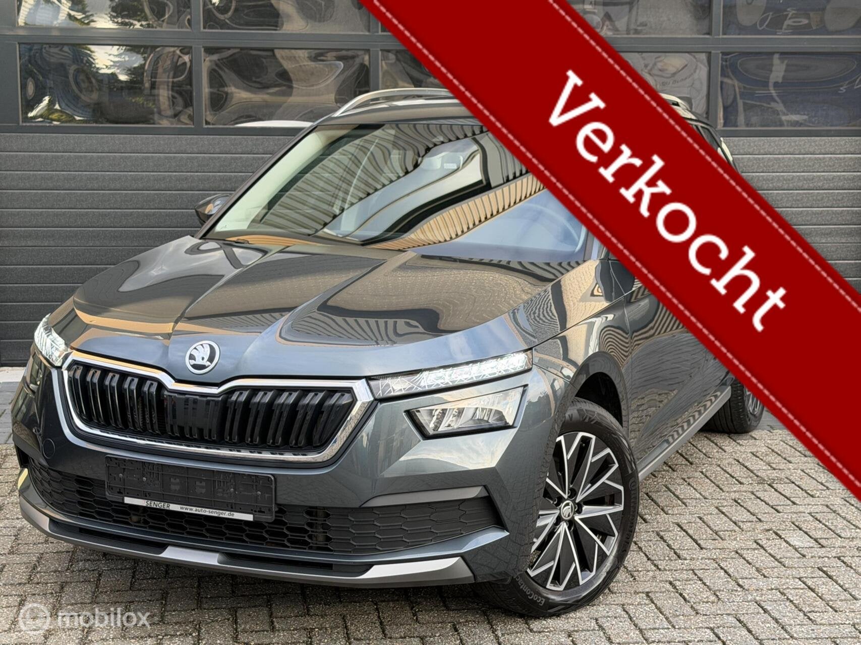 Skoda Kamiq 1.0 TSI Business Edition | DSG | Virtual | Rijk!, Auto's, Gebruikt, Met garantie (alle), 116 pk, Leder