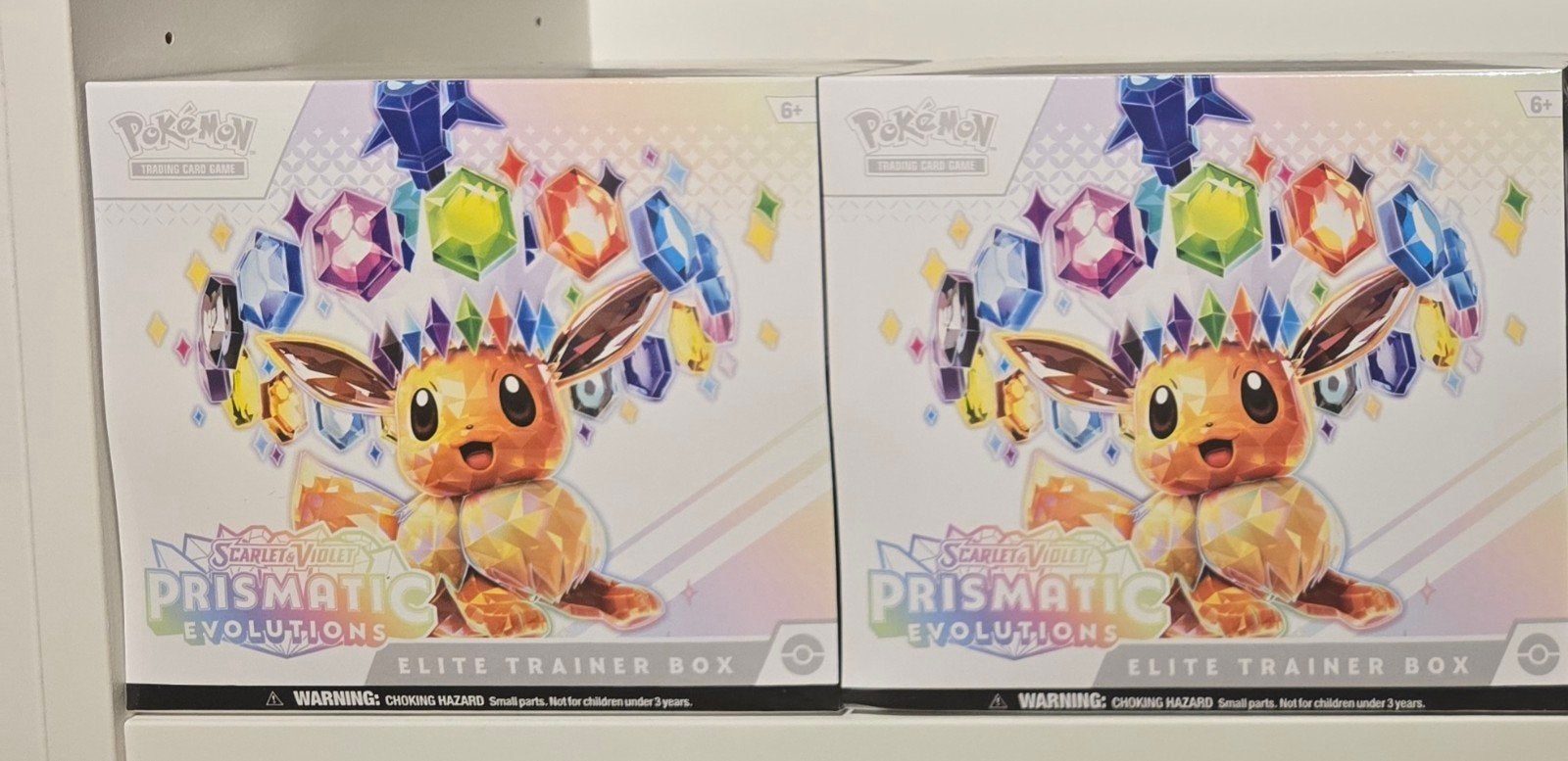 Op voorraad: Prismatic Evolutions Elite Trainer Box, Ophalen, Nieuw, Boosterbox