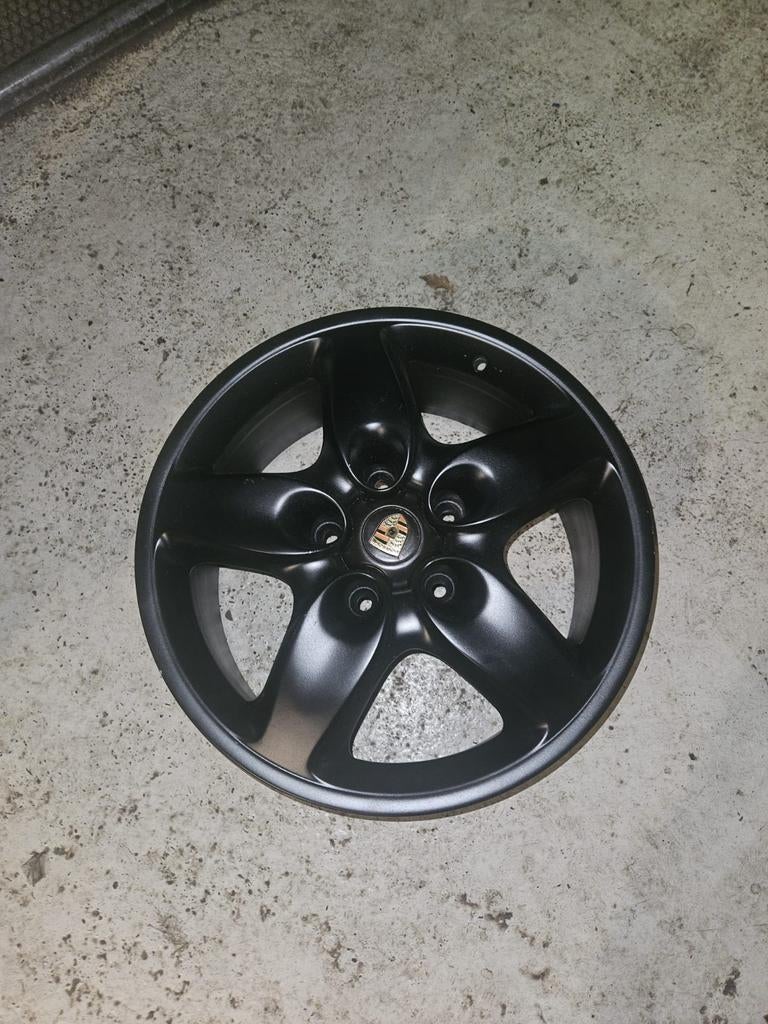 Set 18 inch porsche velgen, Ophalen