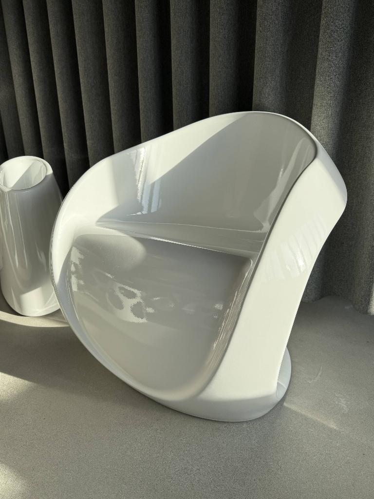 Italiaans design tuinstoel Miss Petra diverse uivoeringen, Tuin en Terras, Tuinstoelen, Ophalen, Zo goed als nieuw, Plastic