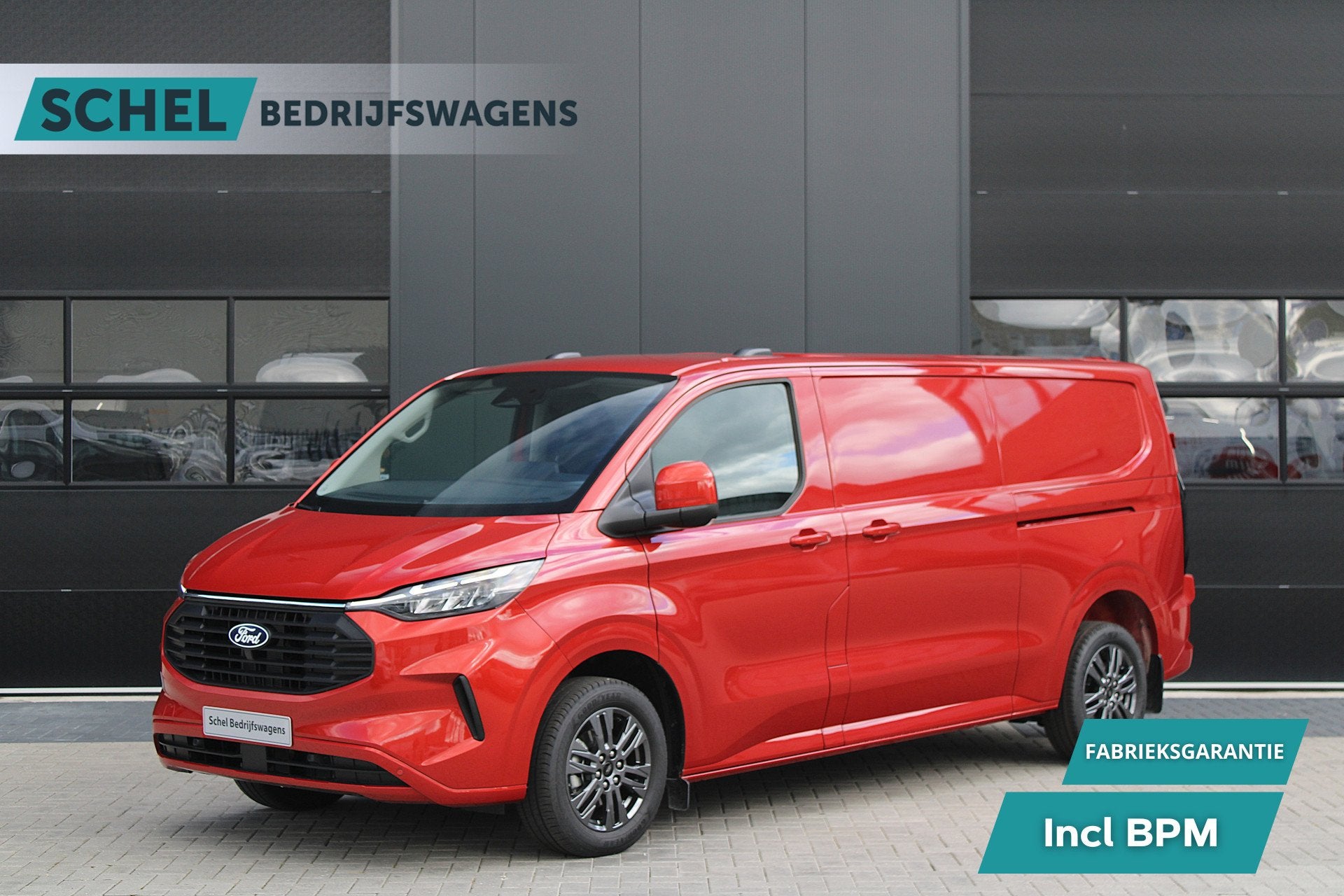 Ford Transit Custom 320 2.0 TDCI L2H1 Limited 170pk - 1+1 St, Auto's, Bestelauto's, Stof, 4 cilinders, Automatische klimaatregeling