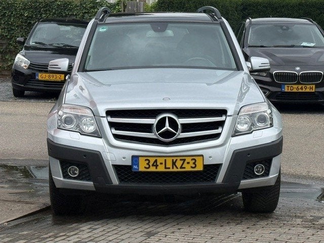 Mercedes-Benz GLK-Klasse 350 4MATIC leer trekhaak bovag gara, Auto's, Automaat, Zwart, Leder, 102 €/maand