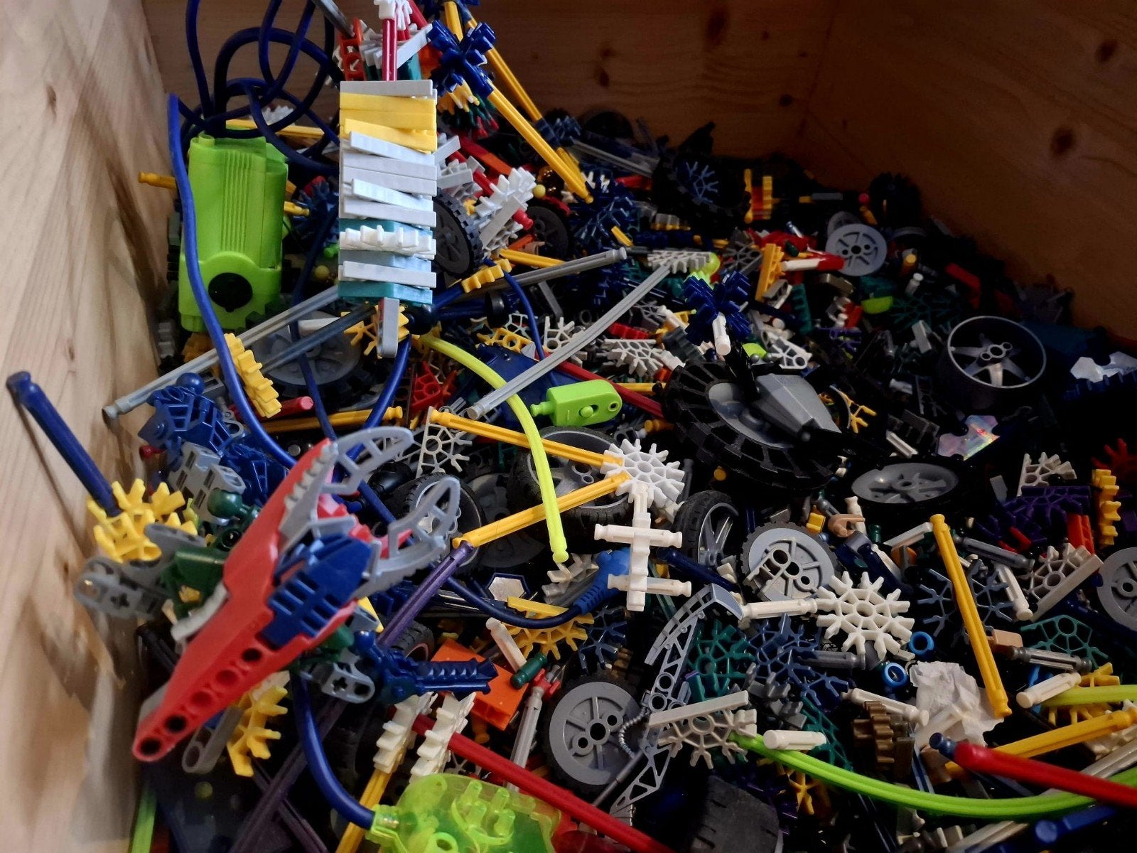Grote partij K'nex onderdelen, Ophalen, Gebruikt, K'nex