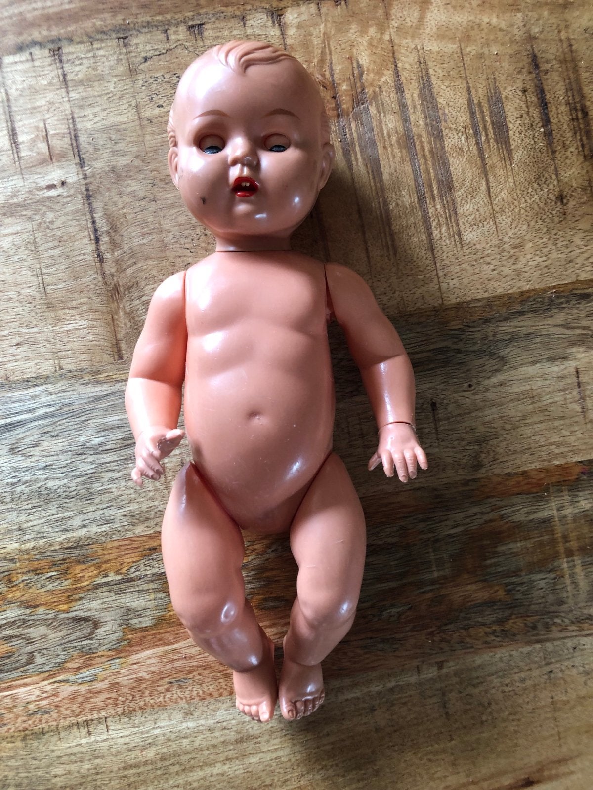 Vintage Babypop - OK B3512/4, Verzamelen, Poppen, Ophalen of Verzenden, Gebruikt, Babypop