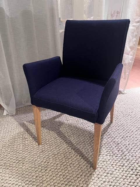 Comodo stoel, Ophalen, Gebruikt, Blauw, Stof