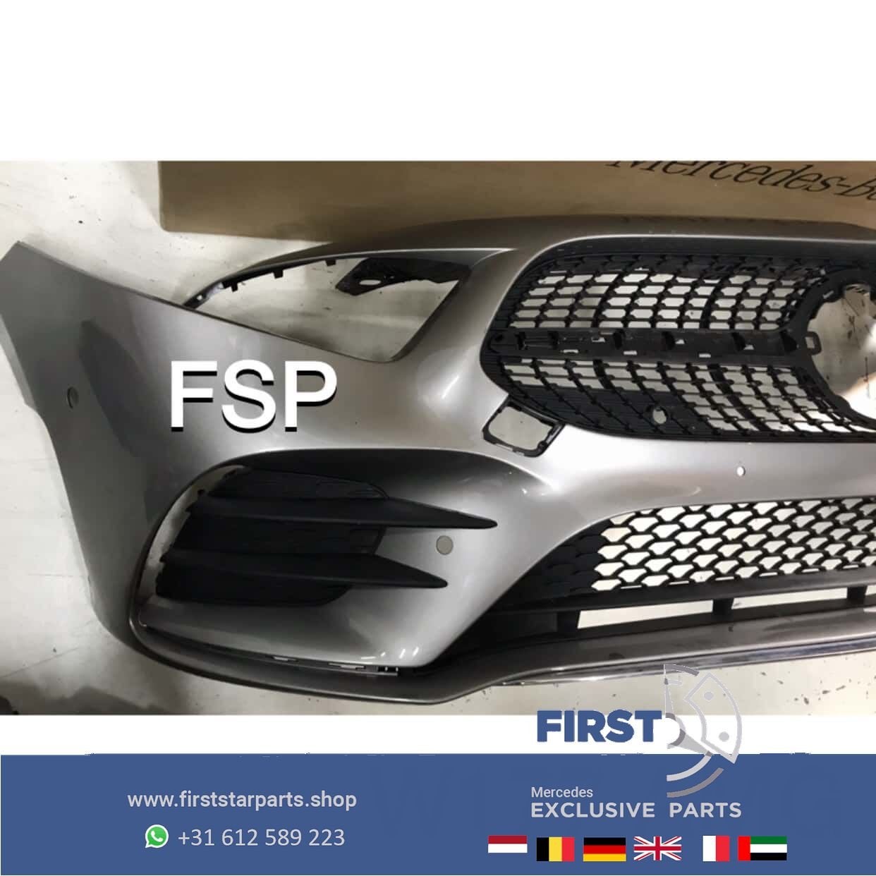 W177 A35 AMG VOORBUMPER Mercedes A Klasse 2018-2022 ORIGINEE, Auto-onderdelen, Gebruikt, -, Voor, Ophalen of Verzenden